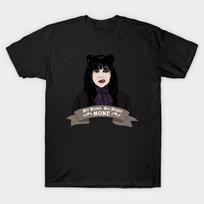 Men Black Print T-shirt What We Do In The Shadows No-Cut Heat Transfer Print Cotton Tshirt 3XL juoda
