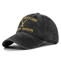 Nauja vasarinė Yellowstone Dutton Ranch kepurė su skyle uodegai, beisbolo kepurė, sendinta, lauko siuvinėjimas, apsauganti nuo saulės, vienspalvė kepurė 54-60CM gray