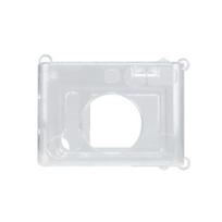 Clear Case for Fujifilm Instax Mini EVO Transparent Protective Cover Shockproof Crystal Hard Shell Portable Camera Accessories šviesiai pilka spalva