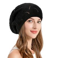 Solid Color Pullover Cap Twist Crochet Female Berets Fashion Beanies Cap  Autumn juoda