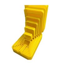 Prank Gift Box, Stackable Surprise Nesting Boxes, Prank Package Set for Birthday Weddings Anniversaries Christmas Valentine’s Day, Funny Gag Gifts geltona