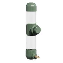 220ml/280ml Automatic Bird Water Feeder No Mess Top Fill Parrot Drinking Fountain Wall Mount Easy To Clean white