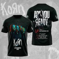 Korn Band 2026 3D Tee Shirt AOP 3D T-shirt S to 5XL PP265 M