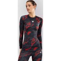 Venum x Sophia Rose moteriškas ilgarankovis raštinis marškinėlis Urban Red Camo