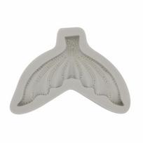 Fondant undinėlės uodegos formos silikoninė formelė fondant kepimo priemonė šokoladinio pyrago dekoravimo forma pilka