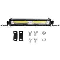 Automobilinis LED darbinis žibintas 6500K juostinis žibintas 12V prožektorius automobiliniam sunkvežimiui sunkvežimiui priekabai visureigio LED priekinis žibintas black