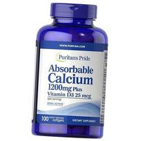 Kalcis D3, Įsisavinamas kalcis su vitaminu D3, Puritan's Pride 100 minkštųjų kapsulių (36367117) 200softgels