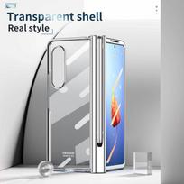 Skaidrus dengiamasis stiklas, apsauginės plėvelės dėklas, skirtas Samsung Galaxy Z Fold 4 5g sulankstomas4 sulankstomas 3 sulankstomas 2 sulankstomas 3 2 S rašiklio laikiklio sulankstomas dangtelis for Galaxy Z Fold 3 sidabras