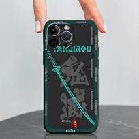 Tpu minkštas telefono dėklas, skirtas iPhone Se Xs X 11 Xr 14 Pro Max 8 Plus 7 6s 13 Pro 12 Mini 14 Pro Demon Slayer Coque smūgiams atsparus dangtelis iPhone 6(6S)