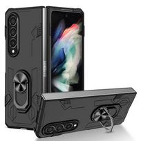 Skirtas „Z Fold4 Fold3“ dėklui „Samsung Z Fold 2 1“, atsparus smūgiams, smūgiams atsparus „Mecha“ dėklas juodai žaliai mėlynai for Galaxy Z Fold1 juoda