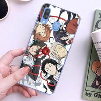 Minkštas TPU telefono dėklas, skirtas Samsung Galaxy M51 M31 M30 M11 M21 M31s M10s M02 A01 A02 A10 S8 Note 8 9 Bungou Stray Dogs Anime dangtelis for Samsung Note 8