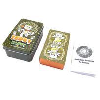 Taro žaidimas Kortų žaidimas Waite Iron Box Taro kostiumas kortų stalo žaidimas Bronzinis Oracle kortų vakarėlis kelių žaidėjų atsitiktinis žaidimas 10*6*4cm