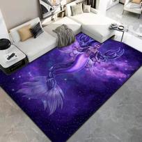 Astrologija Mermaid kilimas jogos kilimėlis namų dekoravimui stovyklavimo kilimėlis virtuvės kilimėlis prausyklos grindų kilimėlio apdailai svetainei 40cm by 60cm