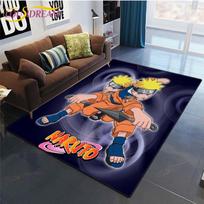 Animacinis filmas Naruto Svetainės kiliminė figūra Miegamojo grindų kilimėliai Vaikų žaidimų kilimas Virtuvė Vonios Neslystantis kilimėlis 40cm x 60cm brown