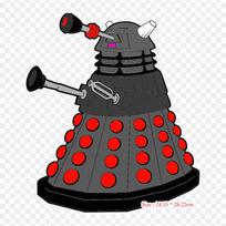 Doctor Who Dalek Dalek Iron on Heat Transfer Printing Vinyl Patches Sticker for Clothes DIY Appliques Washable Patches