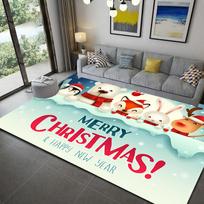Madingas Kalėdų Senelio spaudinio kilimas svetainei, plotinis kilimas, Kalėdinė dekoracija, 3D spausdintas didelis kilimas, neslystantis 40x120cm red