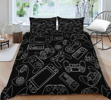 Children's Game Mouse Bedding Down Quilt Bedding Set AU Queen Single/double Bed Full Size Home Decoration Baby 100x135cm gray
