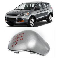 Hot Sale 6 Speed Caps For Ford Fiesta/Focus ST Replace Gear Shift Knob Head Insert Cover silver red