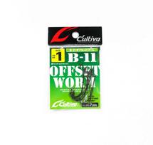 Owner B-11 Worm Hook Offset Size 1 (0012)