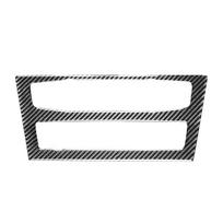Anglies pluošto automobilio interjero centrinės konsolės CD panelio rėmo dangtelio lipduko apdaila BMW F25 X3 2011-2017 F26 X4 2014-2017 D gray
