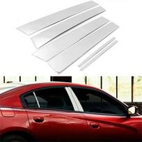 Chromuoto automobilio lango statramsčio stulpelių apdailos lipdukas, skirtas Dodge Charger 2011 2012 2013 2014 2015-2022 2023 Auto Styling Dekoracija