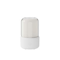Usb Aromatherapy Essential Oil Diffuser Ultrasonic Atomizer Quiet Mist Maker For Bedroom With Warm Lamp Household Air Humidifier USB Cable white