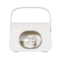 „Creative“ rankinės nešiojamas oro drėkintuvas, USB įkraunamas 1200 mAh baterijomis maitinamas belaidis aromato kvepalų difuzorius mergaitėms dovanoms White Deer white
