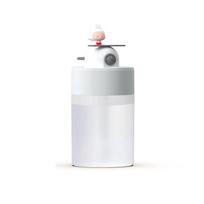 Cartoon Astronaut Doll Electric Air Humidifier Usb Ultrasonic Cool Mist Water Aroma Diffuser For Home Room Humidificador Difusor USB Cable gray