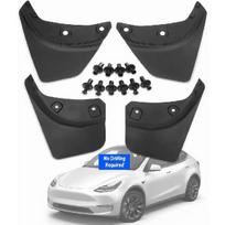 „Klutchtech Tesla Model Y“ purvasaugiai, apsaugantys nuo purslų, sparno purvasargiai, suderinami su „Tesla Model Y“ – priedai (Rinkinys gray