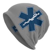EMT Star Of Life Cap Paramedic Medic Ambulance Casual Autumn Winter Outdoor Skullies Beanies Hat Spring Warm Bonnet Knitting Hat One Size