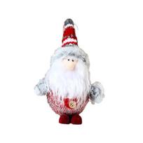 Kalėdinis pakabukas Kalėdų Senelis Kalėdų kabantis Sniego senelis Briedžio formos medžio papuošalas šventiniam namų dekoravimui Santa Claus white