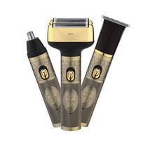 3-in-1 Electric Reciprocating Shaver Nose Hair Trimmer Vintage Barber Clippers auksas