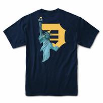 Primitive Beacon Short Sleeve Navy Blue Clothing Apparel Skateboar Unisex T-shirts S