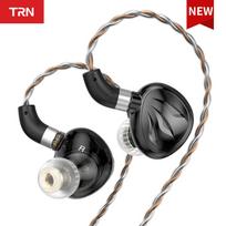 TRN Push Directly Into The Ear -flat Headphones 12mmmHifi Monitoring The High Federation Scene of The High Federal Scene, The Flat Film Earphones 3.5mm without MIC juoda