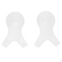 2pcs Lash Extension Lift Perm Y Comb Separating Brushes white