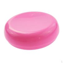 Apvalios formos smeigtukų pagalvėlė, smeigtukų laikymas / siuvimas - rožinė pink