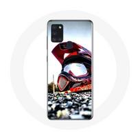 Case - maniacase - Samsung Galaxy A21S - Soft - Black - MotoCross juoda