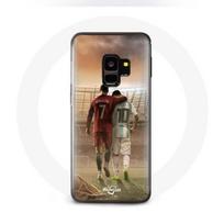 Coque Samsung Galaxy S9 cristiano ronaldo messi goat
