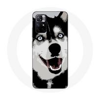 Coque Redmi Note 11 5G Husky de Sibérie Yeux Bleus mėlyna