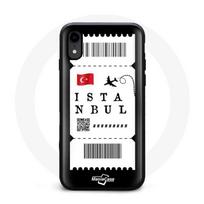 Coque iphone XS billet d'avion istanbul