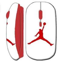 Wireless Mouse - Air Jordan - Red - USB Wifi - Compatible Mac and PC - Ergonomic