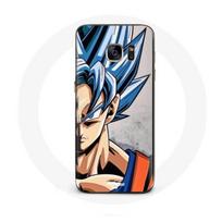 Coque Samsung Galaxy S7 Anime Dragon Ball Goku Cheveux bleu