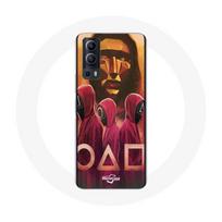 Vivo Y72 dėklas Squid Game Kaukės Trikampis kvadratas ir Apskritimas piešinys