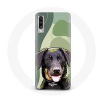 Coque pour Samsung Galaxy A70 Beauceron Noir Race de chiens juoda