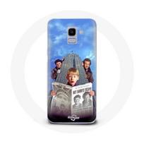 Coque pour Samsung Galaxy A8 2018 Home Alone Maman j'ai encore raté l'avion