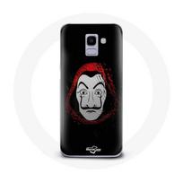 Coque pour Samsung Galaxy A6 2018 La casa de papel Masque