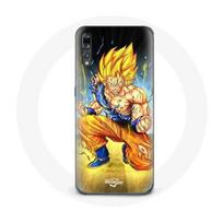 Coque pour Huawei p20 Son goku dragon ball corps enervé