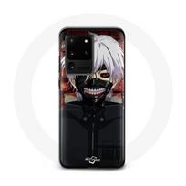 Coque pour Samsung Galaxy S20 Ultra Tokyo Ghoul Kaneki Ken Masque Japonais Anime