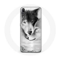 Coque pour Huawei P20 Pro Loup Duo animaux