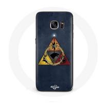 Coque pour Samsung Galaxy S6 Edge Game of Thrones Saison 8 Le Trône de Fer Triangle Logo Baratheon L